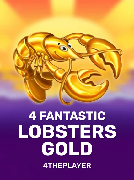 4 Fantastic Lobsters Gold game tile
